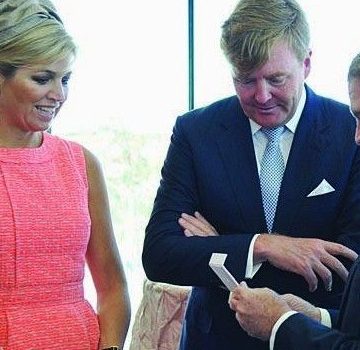 Aruba Central Bank memorializes HM King Willem-Alexander and HM Queen Maxima