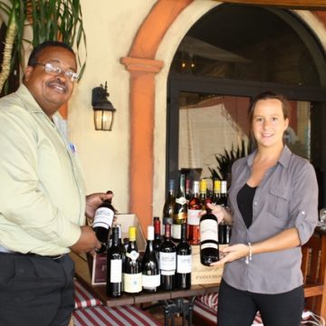 A very special shipment of stunning French wines are served at Papillon Restaurant