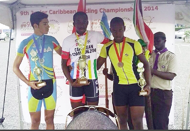 Silver for Aruba at the Junior Caribbean Cycling Championships