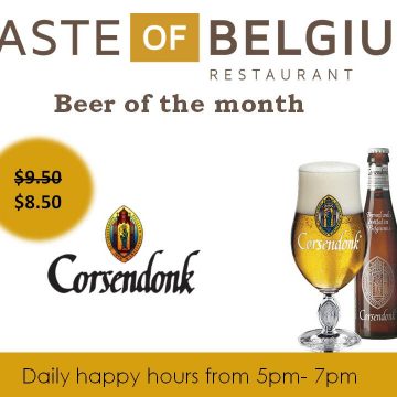 Taste of Belgium Aruba presents the beer of the month