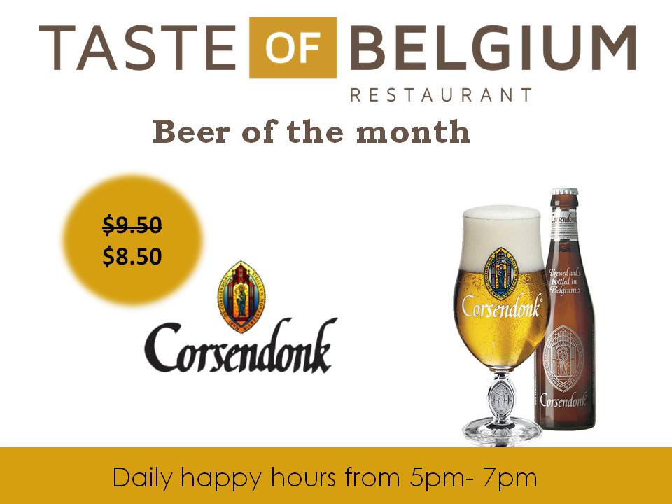 Taste of Belgium Aruba presents the beer of the month