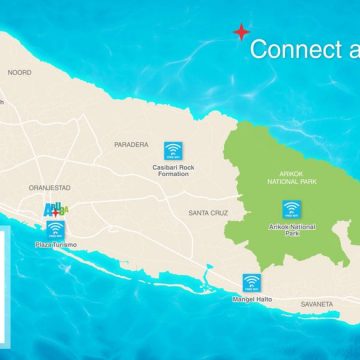 Aruba Tourism Authority Introduces Free Wi-Fi Zones