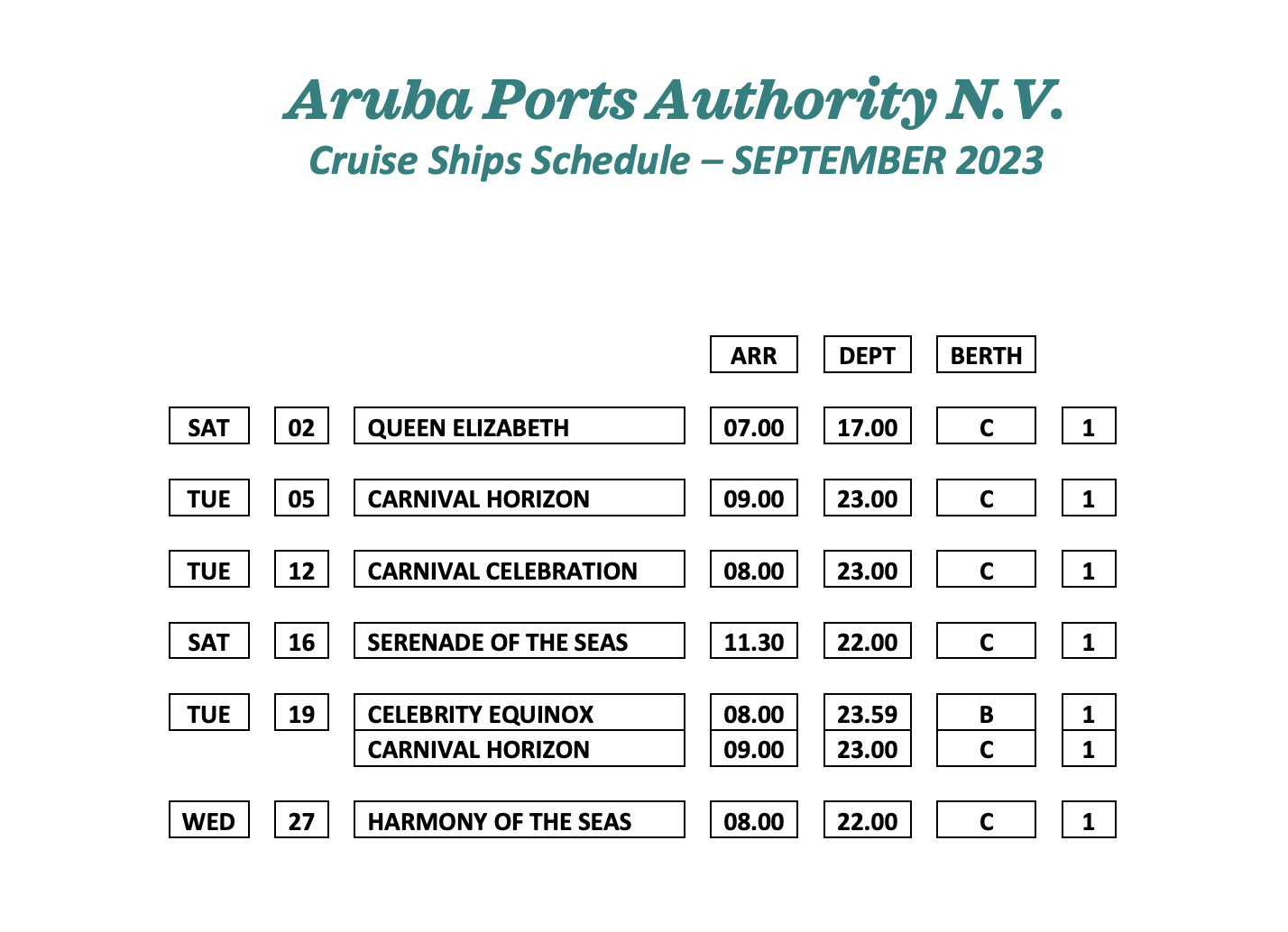 Aruba Cruises Cruise Schedule Carnival Cruise Lines, Royal