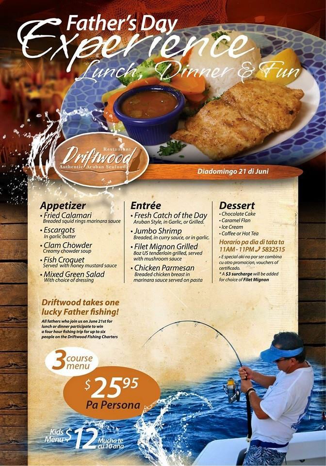 Aruba Restaurants Father's Day Specials - VisitAruba.com